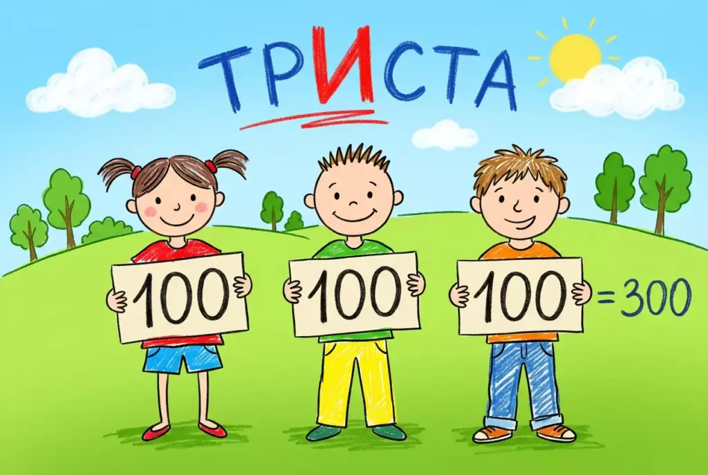 «Триста» или «тристо» как правильно пишется